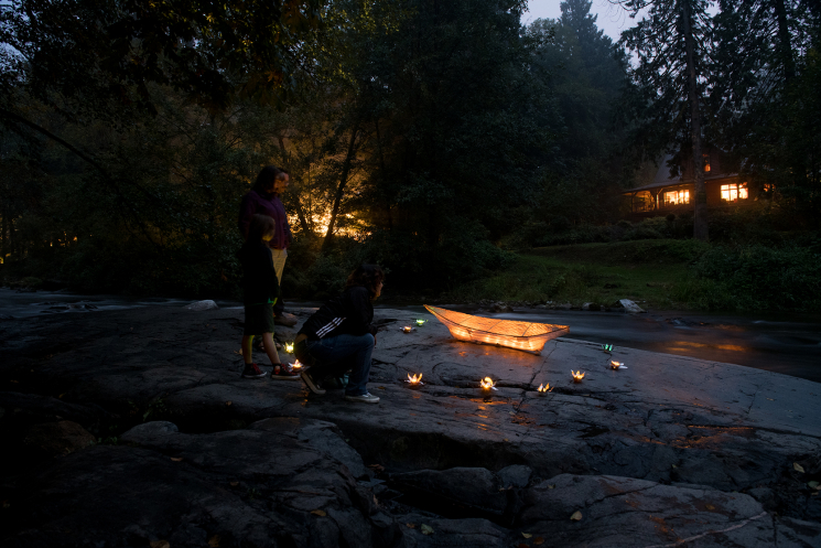 Canoe lantern