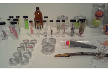 Unnatural History Collection, fishing floats + small objects