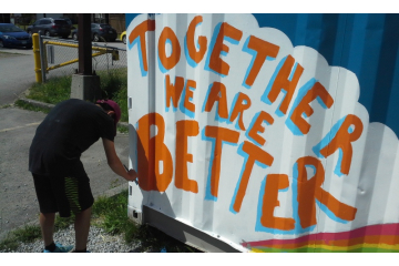 Kanaka Creek Elementary School collaborative murals