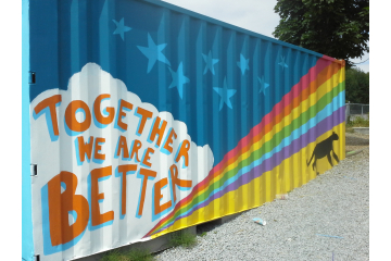 Kanaka Creek Elementary School collaborative murals