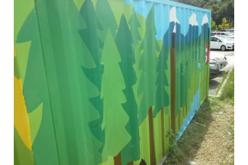 Kanaka Creek Elementary School collaborative murals