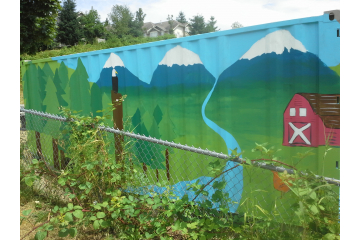 Kanaka Creek Elementary School collaborative murals