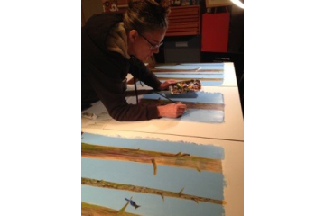 Painting in progress