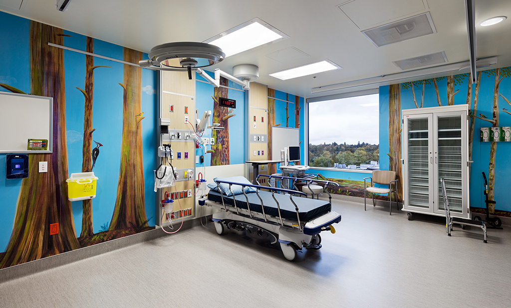 BC Children's Hospital mural - installation view